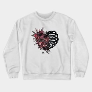 Ribs & Roses | Pop Surrealism Art Crewneck Sweatshirt